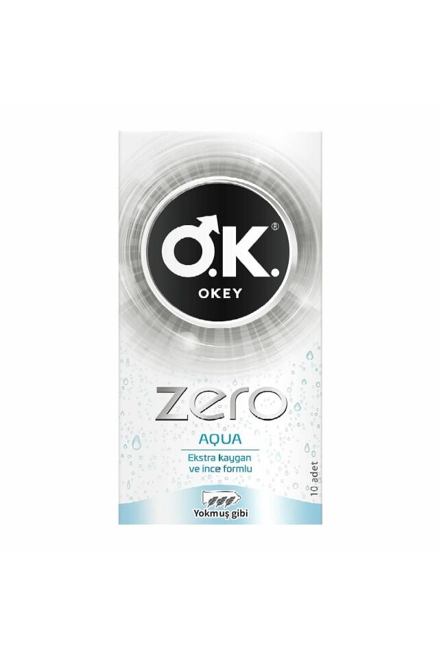 OKEY PREZERVATİF ZERO AQUA 10 LU
