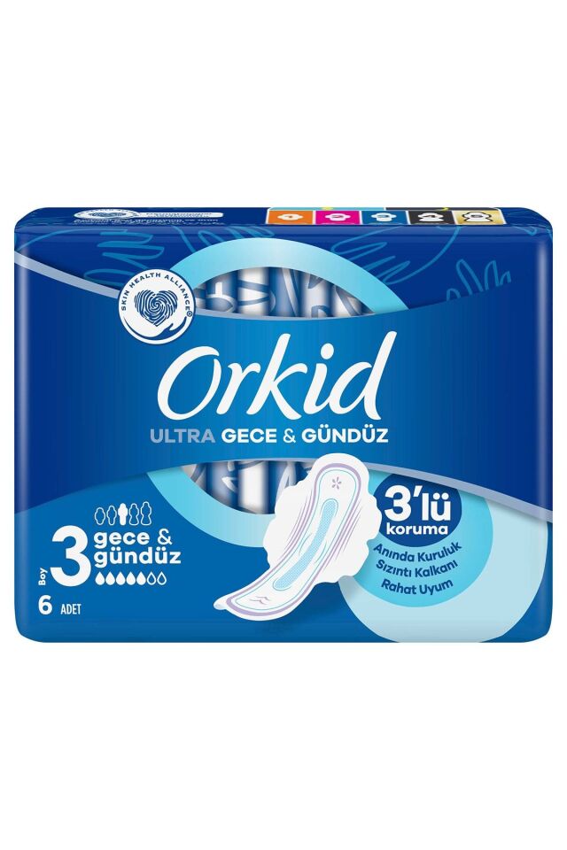 ORKİD ULTRA TEKLİ GECE 6 LI