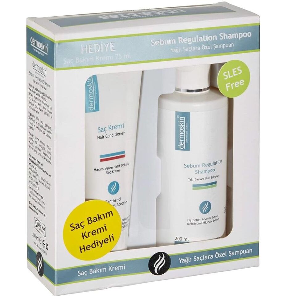 DERMOSKİN ANTİ-DANDRUFF SHAMPOO 200 ML + SCALP LOTİON 50 ML HEDİYELİ