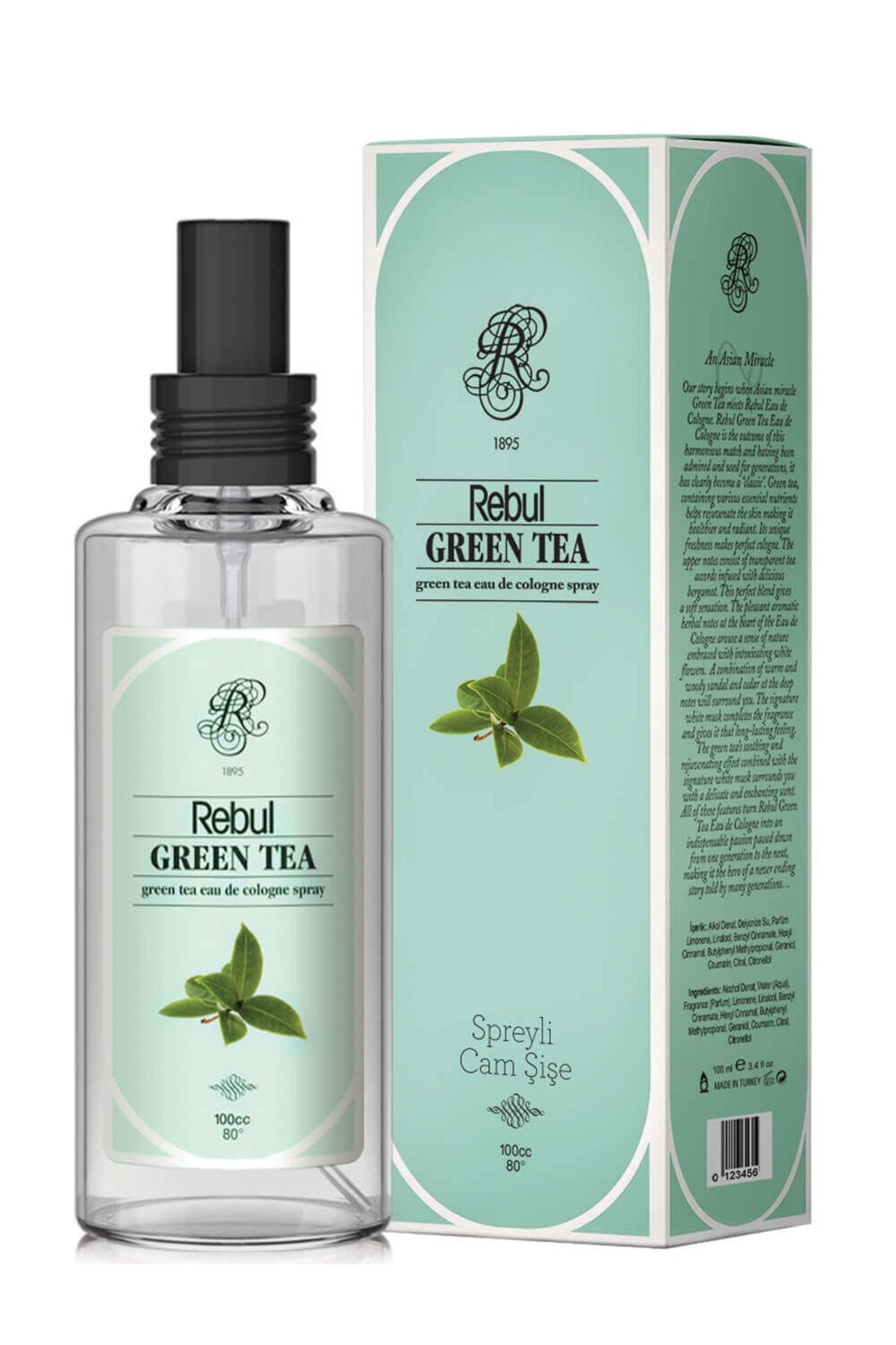 REBUL GREEN TEA KOLONYA 100 ML SPREY