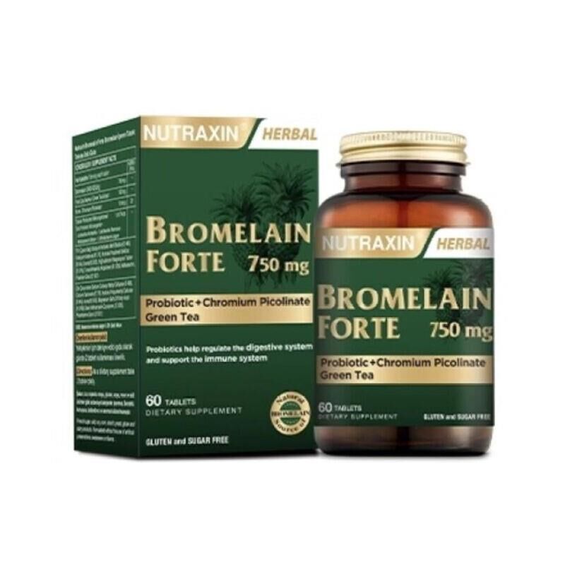 NUTRAXİN BROMELAİN FORTE 60 TABLET