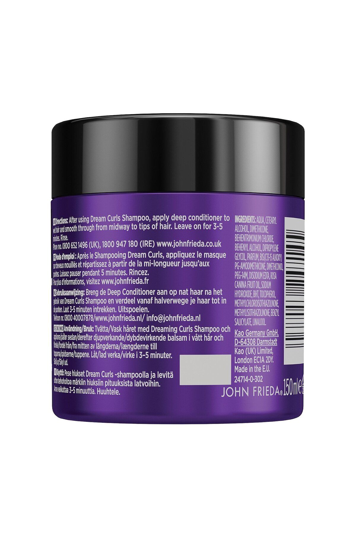 JOHN FRİEDA FRİZZ EASE KUSURSUZ BUKLELER İÇİN SAÇ BAKIM MASKESİ 250ML