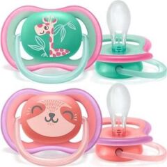 AVENT ULTRA AİR KIZ 18+ AY 2Lİ EMZİK