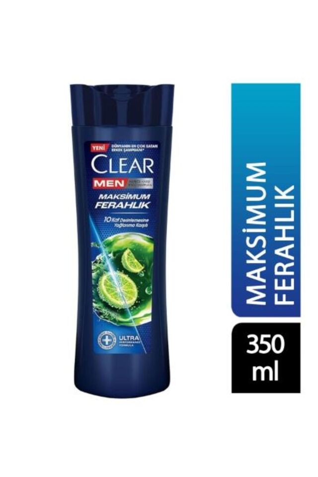 CLEAR ŞAMPUAN MAKSİMUM FERAHLIK 350 ML