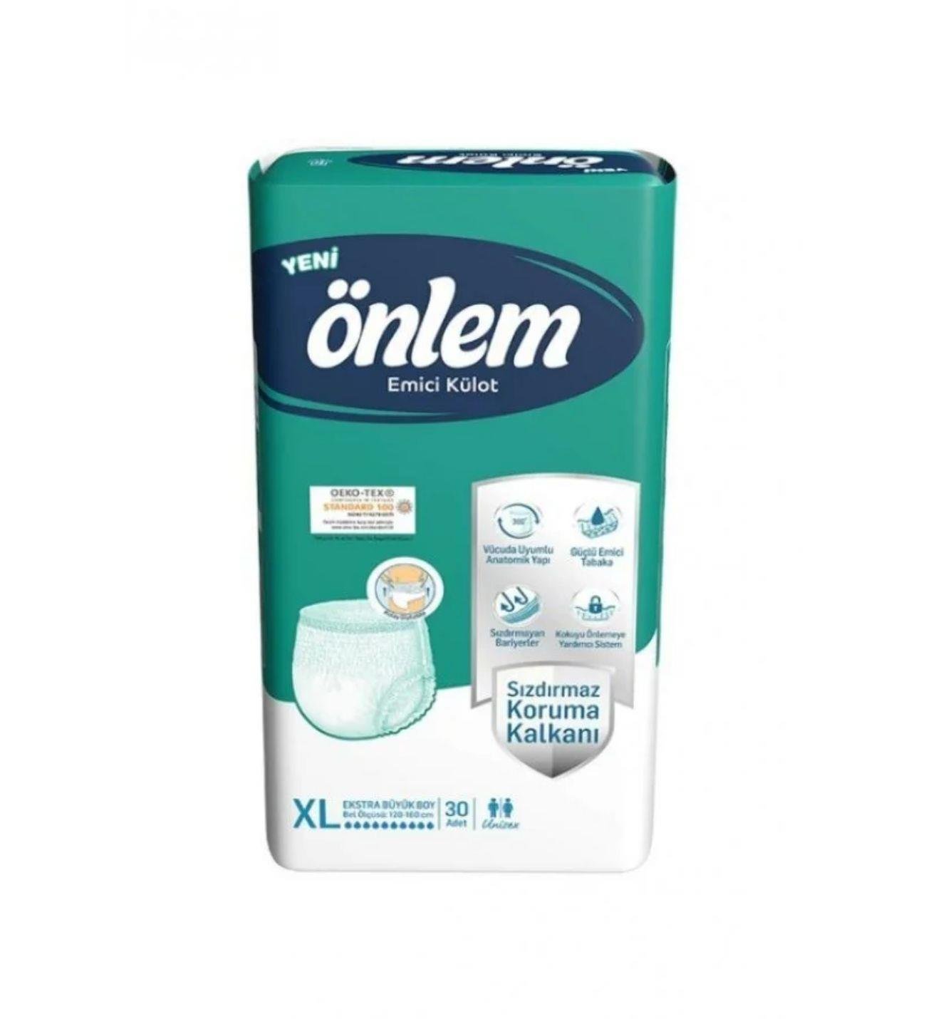 ÖNLEM EMİCİ KÜLOT XL 30 LU