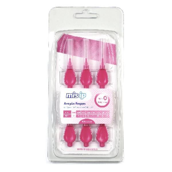 MİSİP ARAYÜZ FIRÇASI U TİPİ 0.40 PEMBE