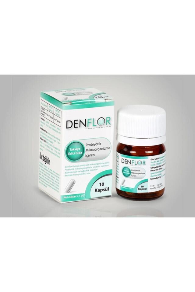 DENFLOR PROBİYOTİK 10 KAPSÜL