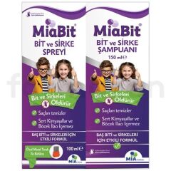 MİABİT BİT SPREYİ 100 ML + ŞAMPUAN 150 ML - ÇELİK TARAK HEDİYELİ