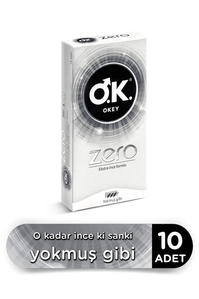 OKEY ZERO PREZERVATİF 10LU