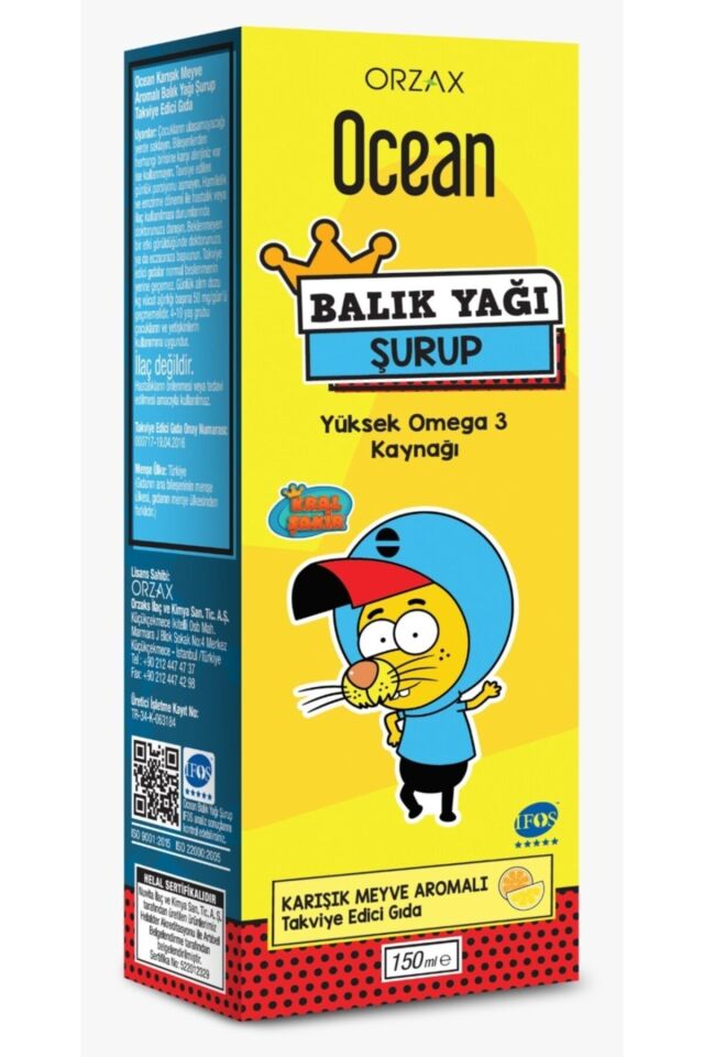 OCEAN ŞURUP KARIŞIK MEYVE 150ML