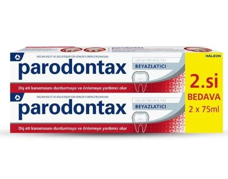 PARODONTAX DIS MACUNU BEYAZLATICI 2. SI BEDAVA 2 X 75 ML