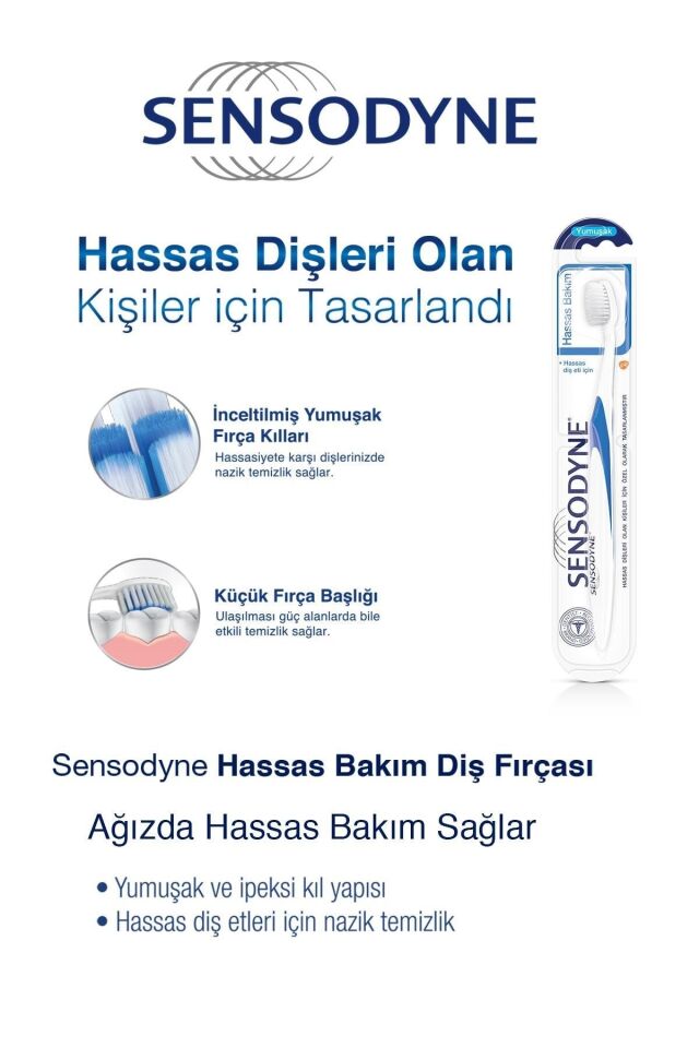 SENSODYNE DİŞ FIRÇASI GENTLE HASSAS BAKIM