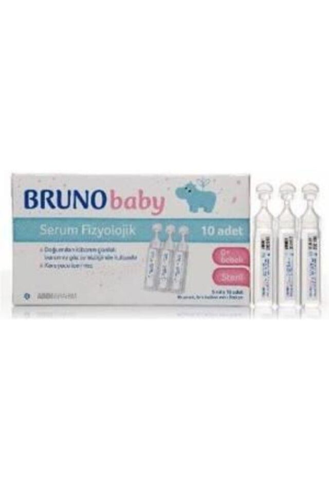 BRUNO BABY SERUM FİZYOLOJİK 5 ML X 10 FLAKON