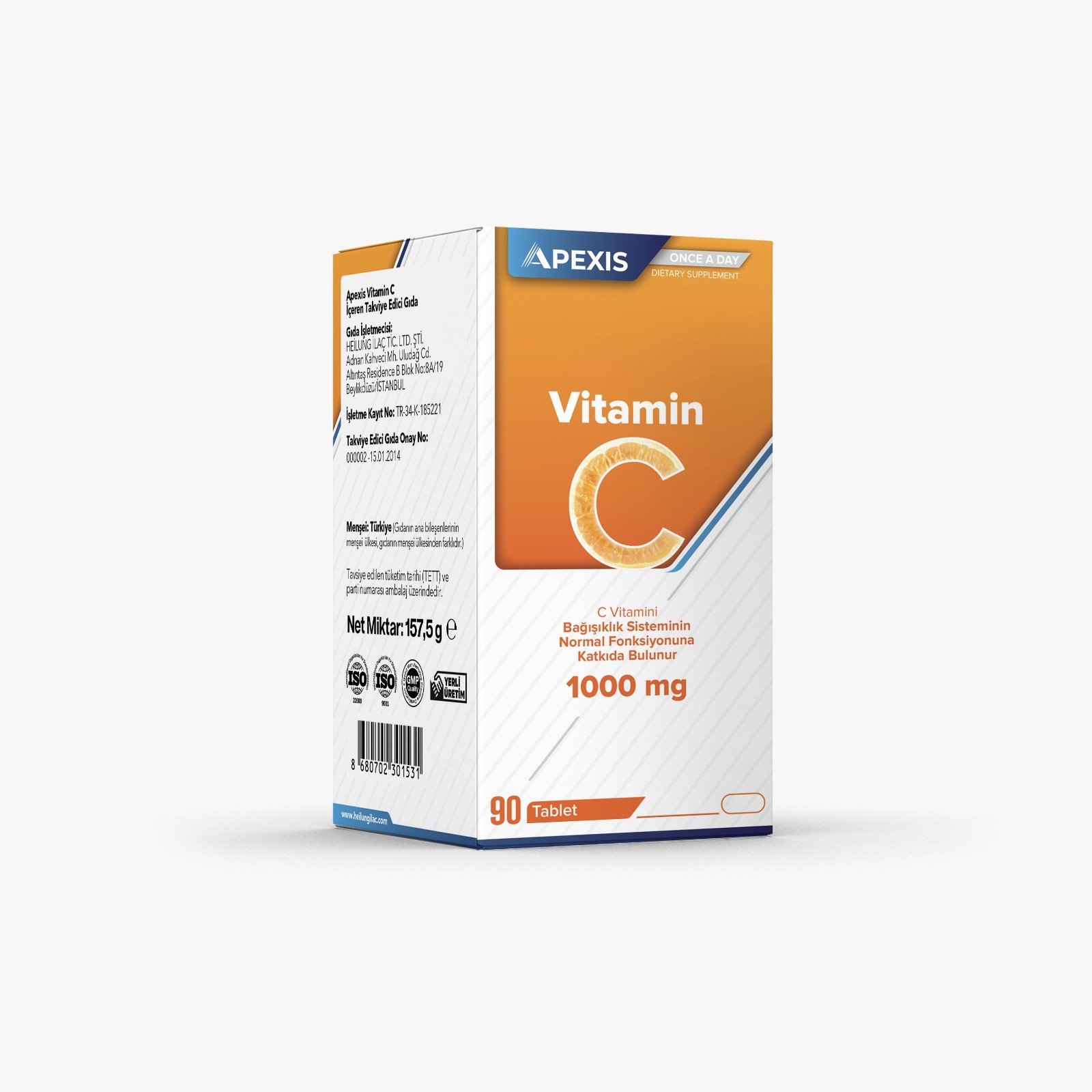 APEXİS C 1000 MG 90 TABLET