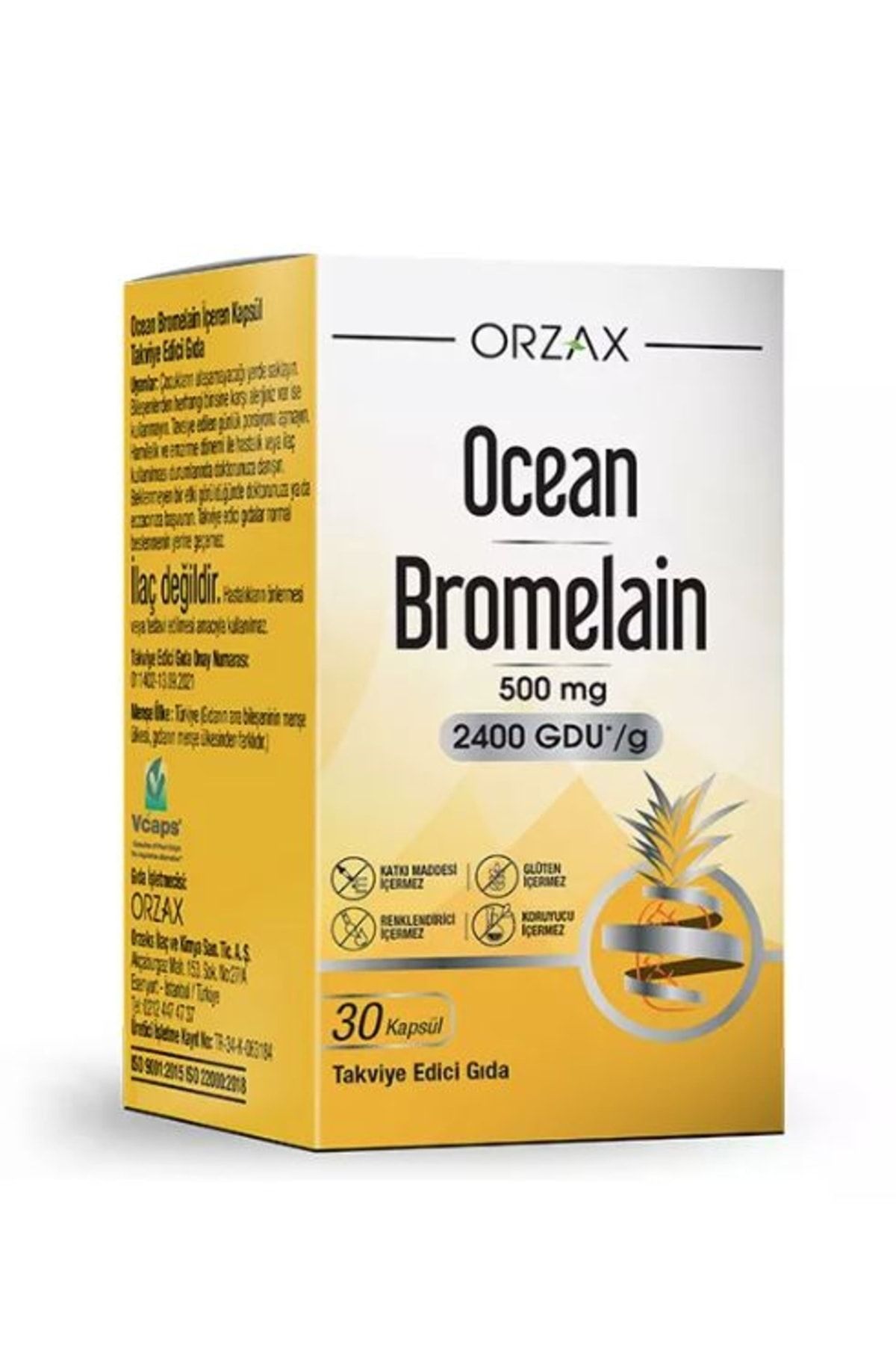 OCEAN BROMELAIN 500MG 30 KAPSUL
