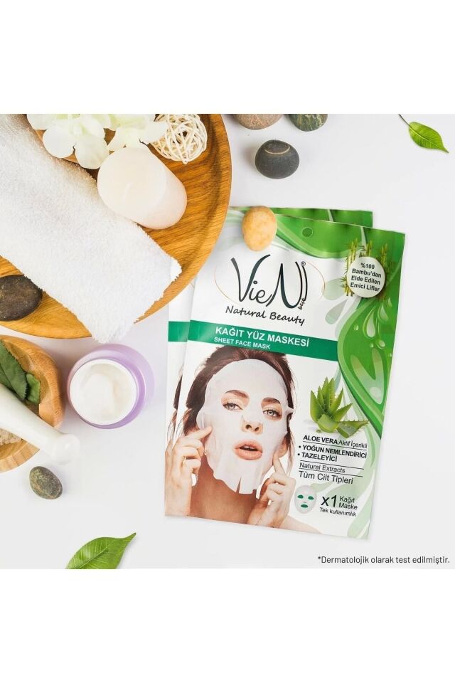 VİEN KAĞIT YÜZ MASKESİ ALOEVERA 25 GR