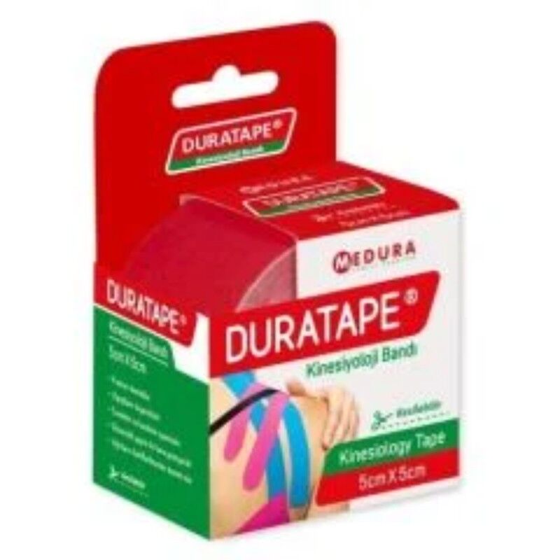 DURATAPE KINESIYOLOJI BANDI 5cmx5m KIRMIZI