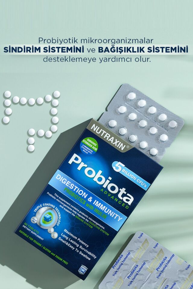 NUTRAXIN PROBIOTA ADVANCED 60 TABLET