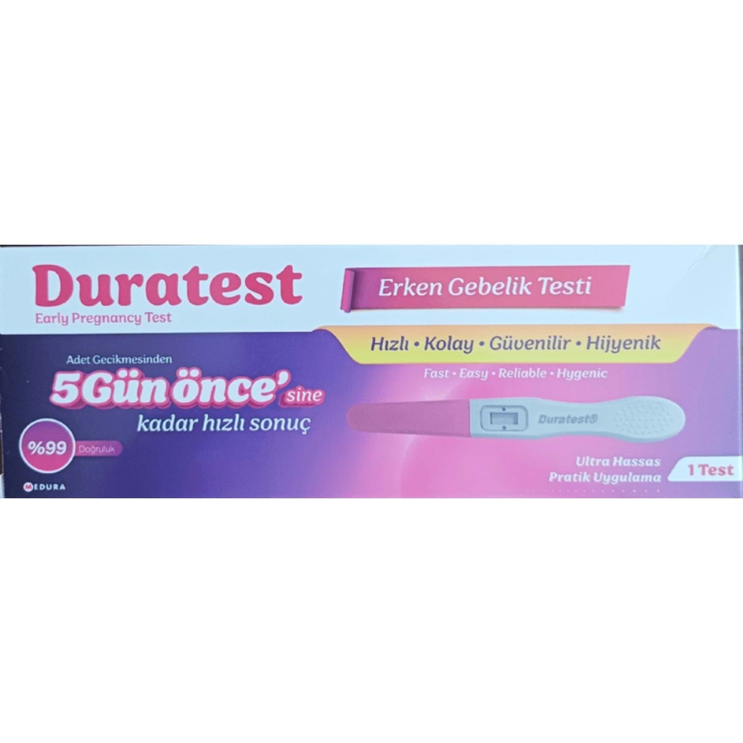 DURATEST - ERKEN GEBELİK TESTİ