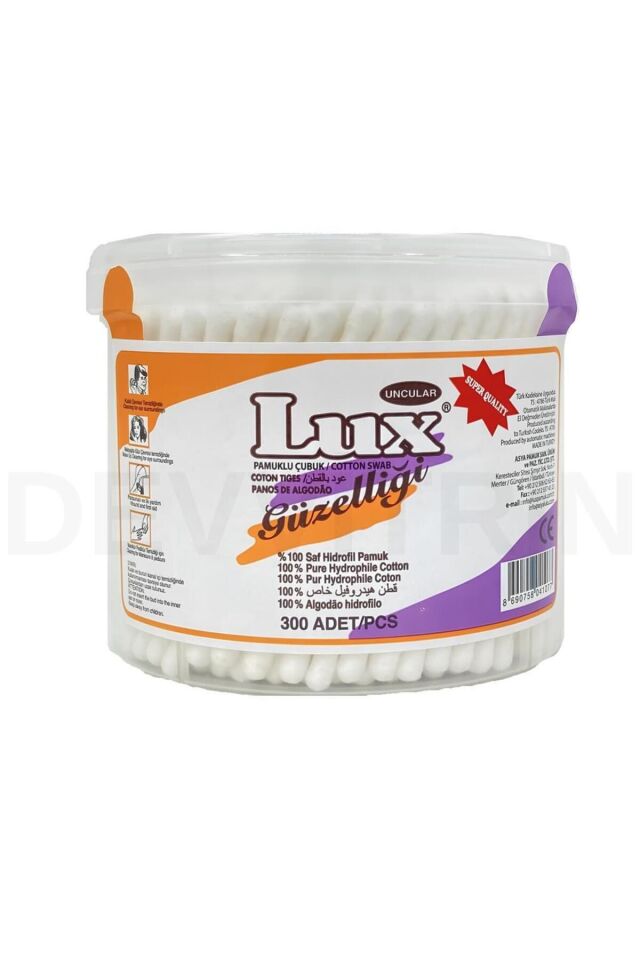 LUX PAMUK KULAK ÇUBUK 300 LÜ
