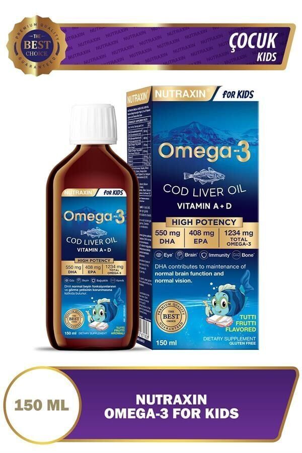 NUTRAXIN OMEGA 3 SURUP 150 ML