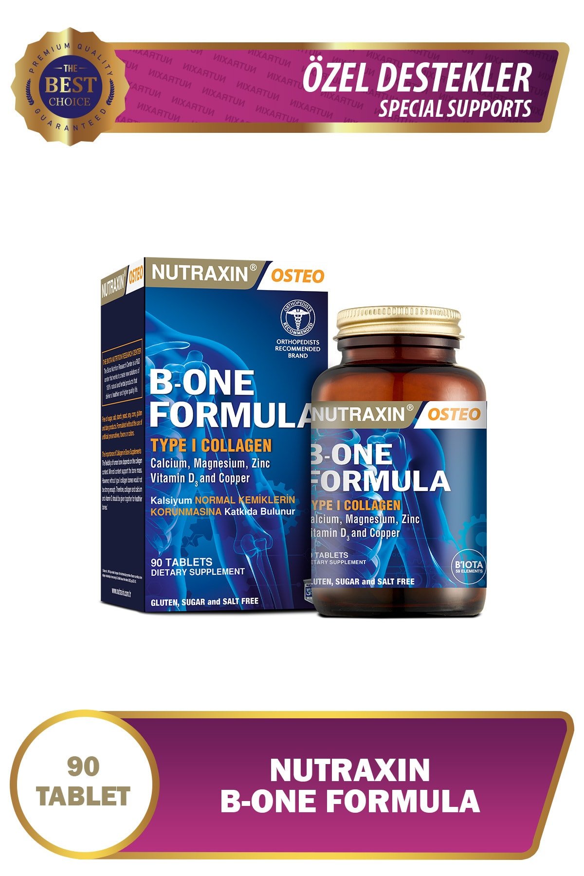 NUTRAXIN B-ONE FORMULA 90 TABLET