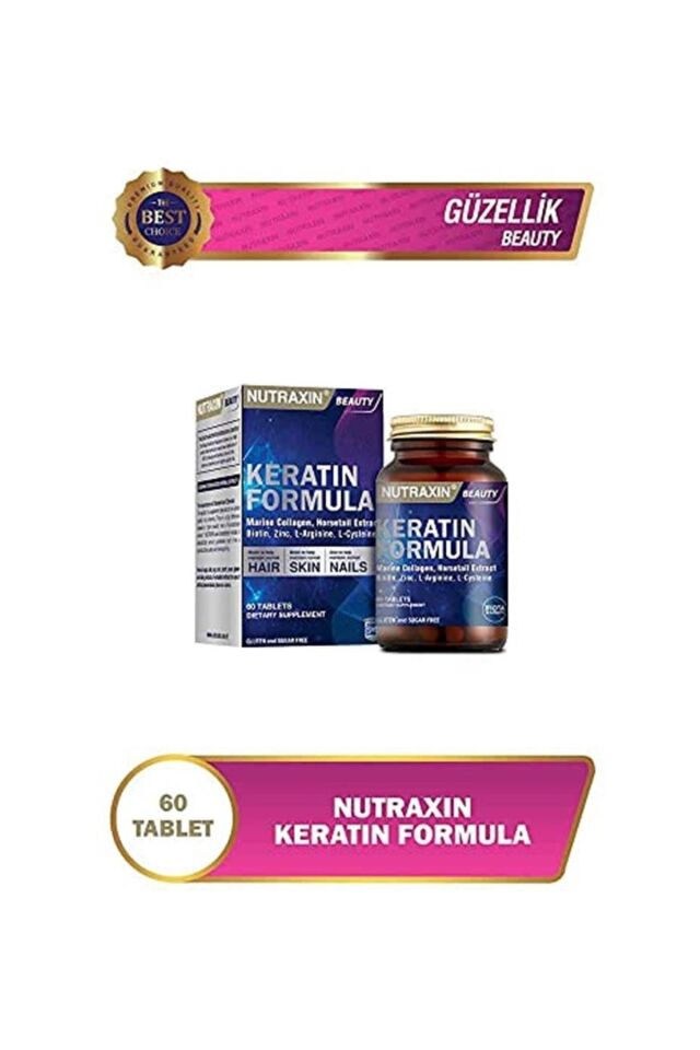 NUTRAXIN KERATIN FORMULA 60 TABLET
