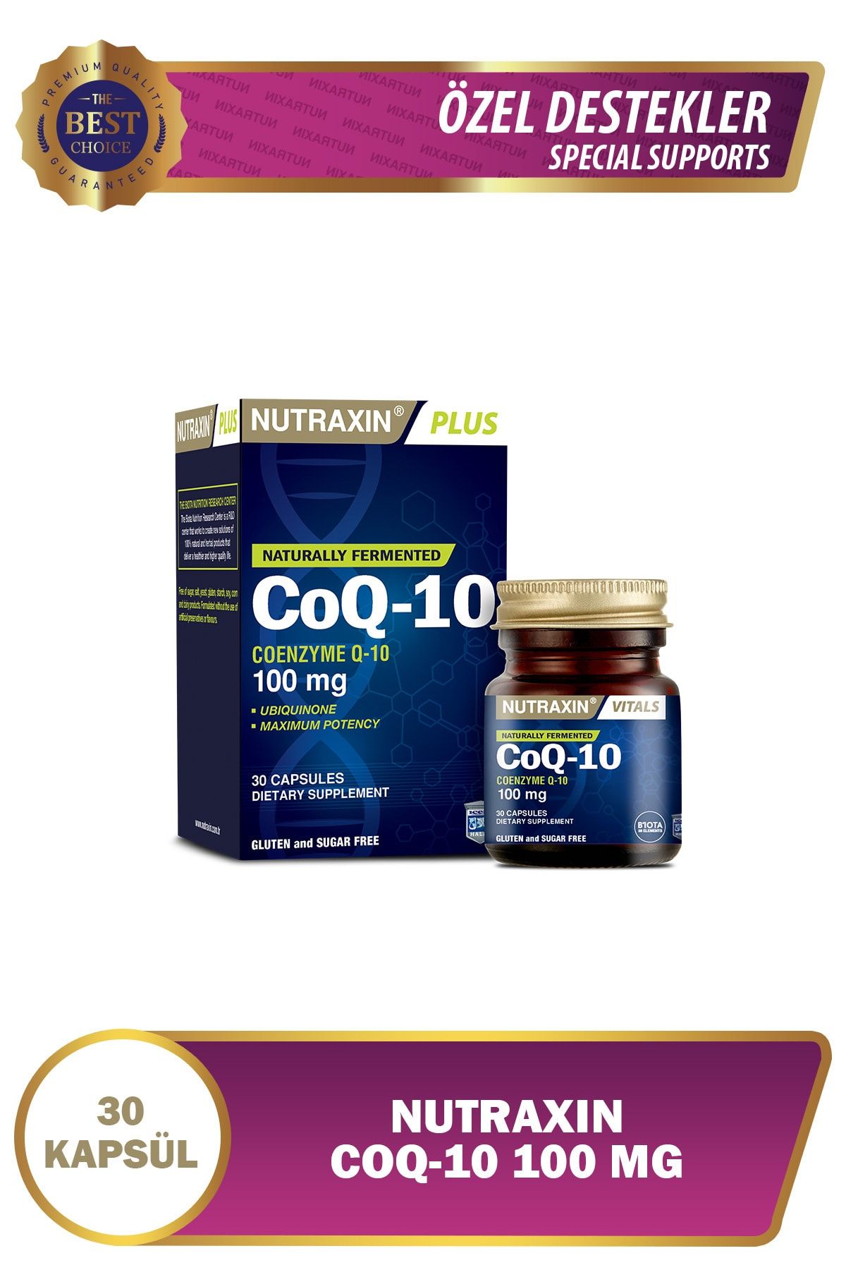 NUTRAXİN KOENZİM Q10 30 KAPSÜL