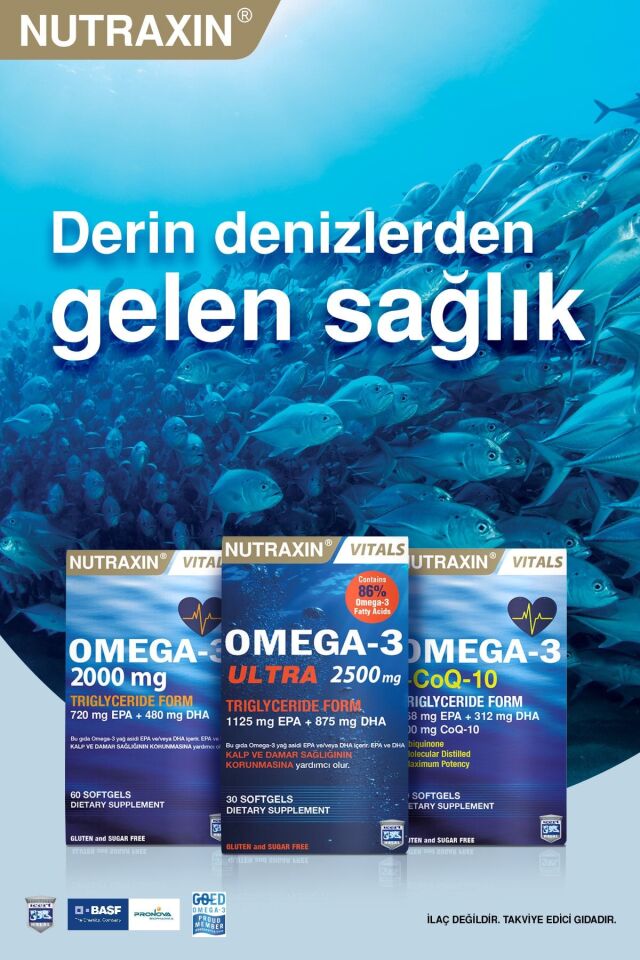 NUTRAXIN OMEGA3 2000 MG 60 SOFT JEL