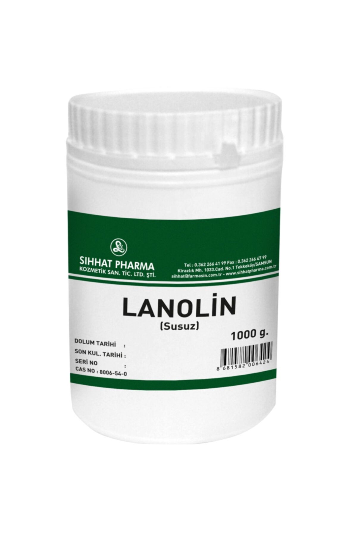 SIHHAT PURE LANOLİN SUSUZ 1000 GR
