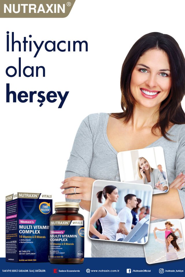 NUTRAXIN MEN VITAMIN 60 TABLET