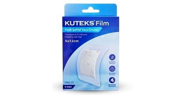 KUTEKS FİLM PEDLİ 5cm x 7.2cm - 5li