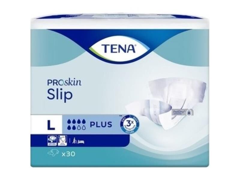 TENA PROSKİN SLİP PLUS BELBANTLI 6 DAMLA HASTA BEZİ LARGE