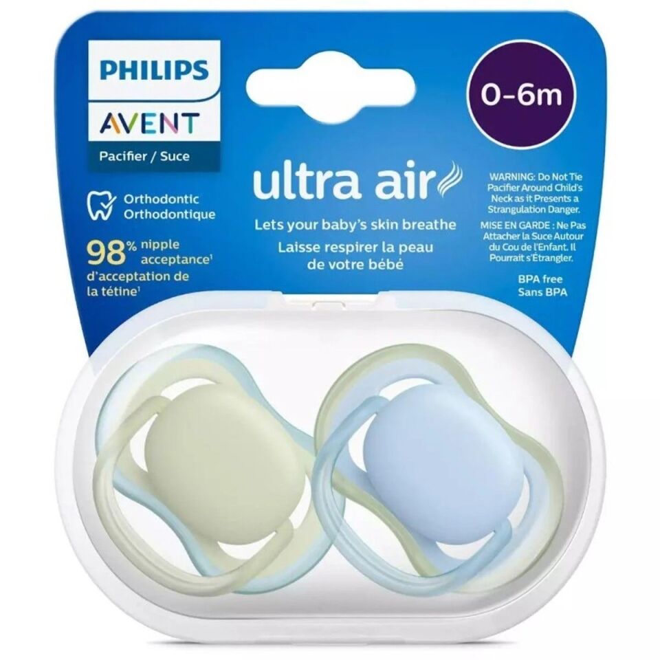 AVENT ULTRA AİR 0-6 AY ERKEK 2 Lİ EMZİK SCF085/21