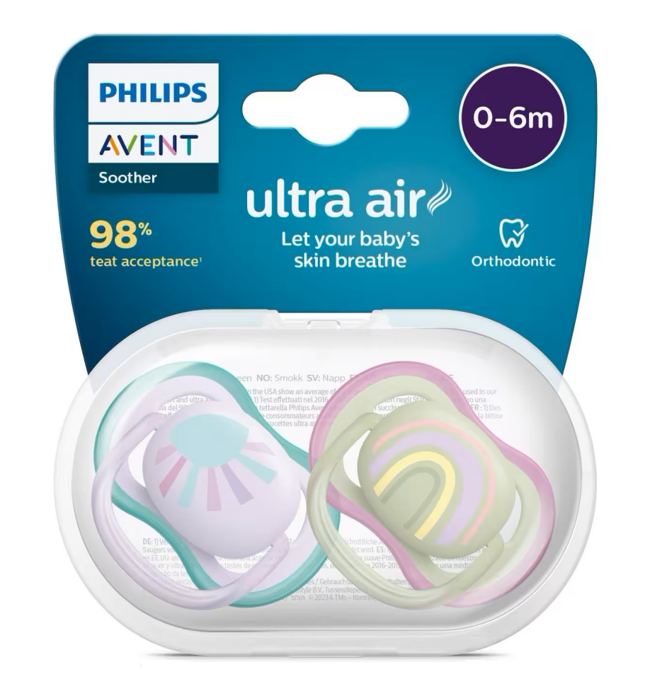 AVENT ULTRA AİR 0-6 AY KIZ 2 Lİ EMZİK