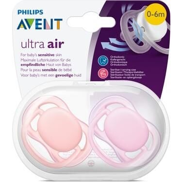 AVENT ULTRA AİR 0-6 AY KIZ 2 Lİ EMZİK