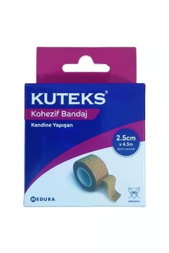 KUTEKS KOHEZİF BANDAJ 2.5CM X 4.5M
