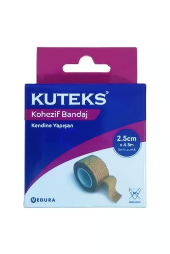 KUTEKS KOHEZİF BANDAJ 2.5CM X 4.5M