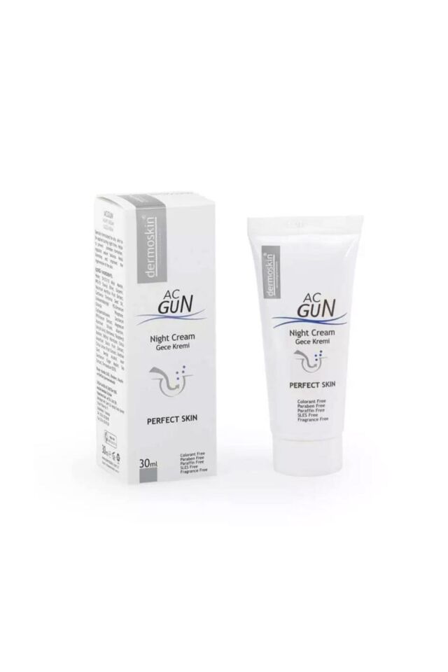 DERMOSKİN ACNEGUN GECE KREMİ 30 ML