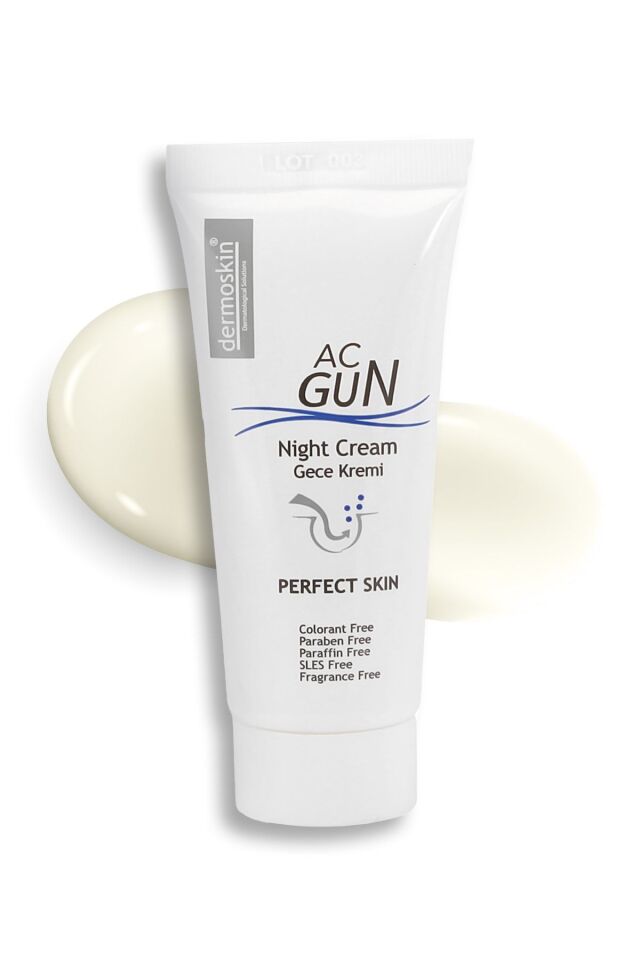 DERMOSKİN ACNEGUN GECE KREMİ 30 ML