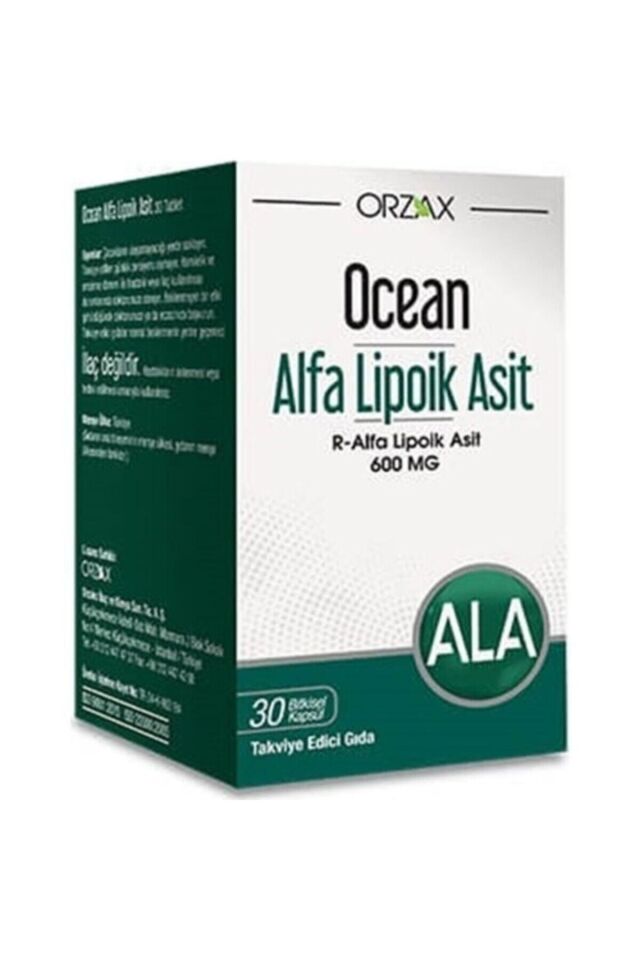 OCEAN ALFA LIPOIK ASIT 600MG 30 KAPSUL