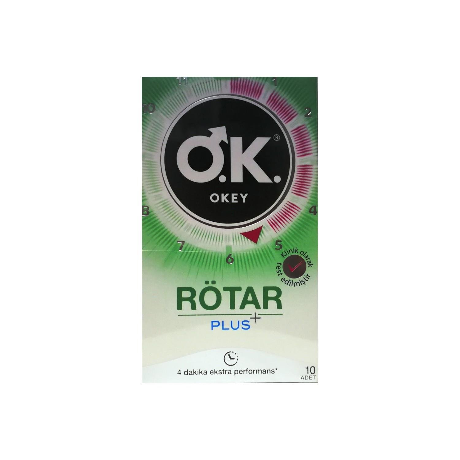 OKEY RÖTAR PLUS PREZERVATİF 10 LU