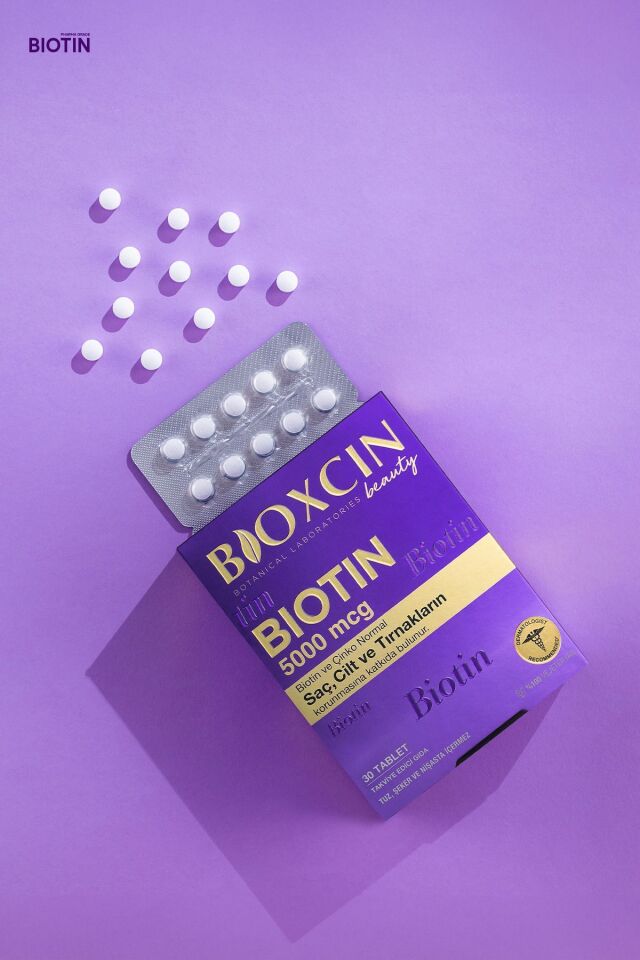 BİOXCİN BİOTİN 5000 MCG 30 TABLET 2'Lİ