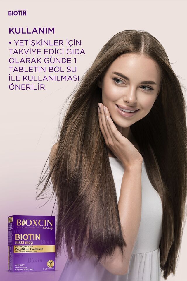BİOXCİN BİOTİN 5000 MCG 30 TABLET 2'Lİ