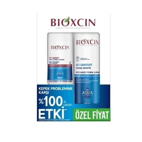 BİOXCİN AQUA KEPEK KARŞITI TERMAL ŞAMPUAN 300 ML + YOĞUN KEPEK KARŞITI TERMAL ŞAMPUAN 200 ML