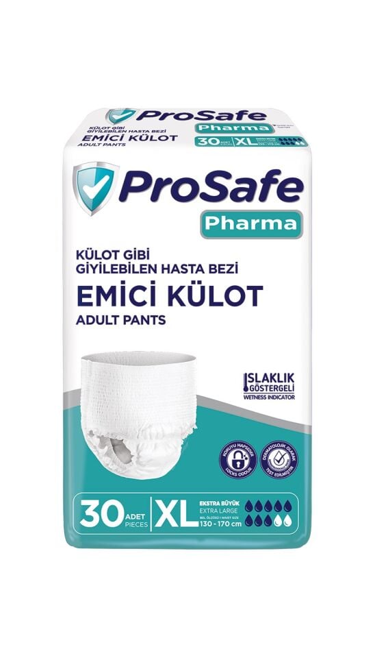 PROSAFE PHARMA EMİCİ KÜLOT XLARGE 30'LU