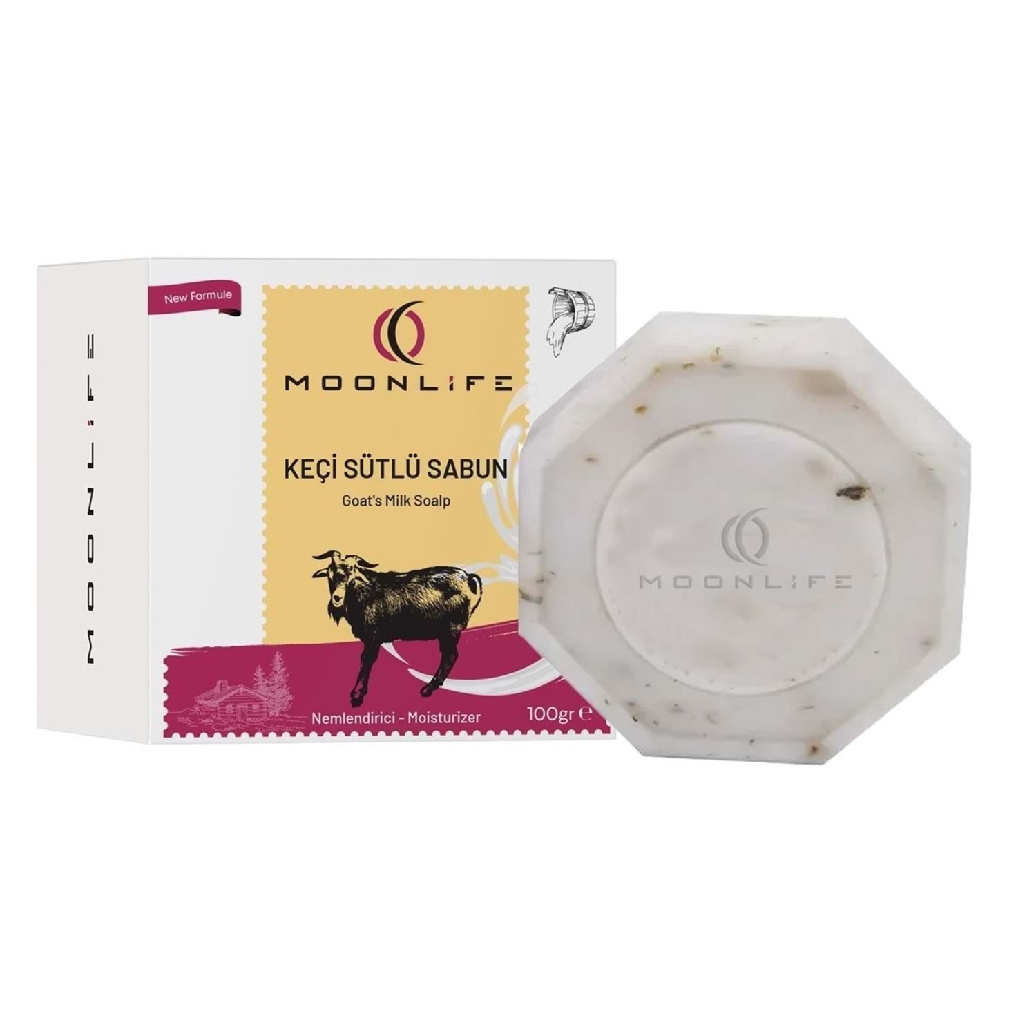 MOON LİFE KEÇİ SÜTÜ SABUN 100 GR