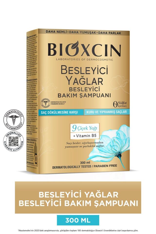 BIOXCIN BESLEYİCİ YAĞLAR ŞAMPUAN 300 ML