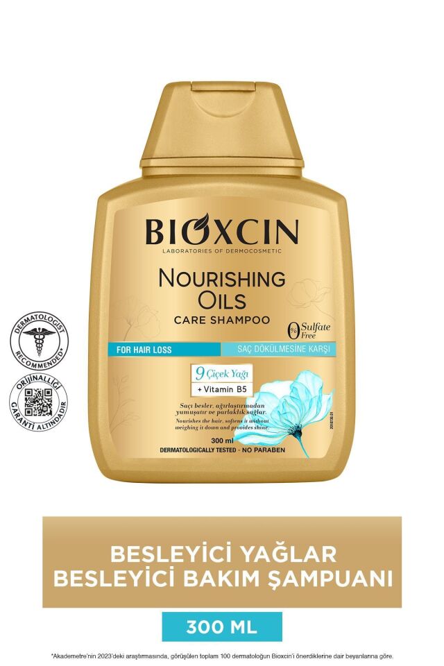 BIOXCIN BESLEYİCİ YAĞLAR ŞAMPUAN 300 ML