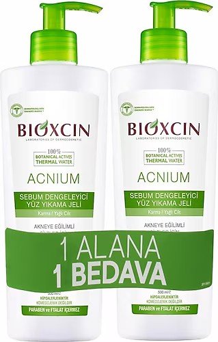 BIOXCIN ACNIUM JEL 500ML 1+1 HEDİYE